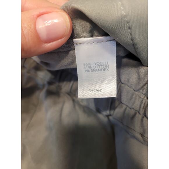 J. Jill Pull On Pants S Sage Green Lyocell Tapered Casual Pockets EUC - Picture 5 of 10